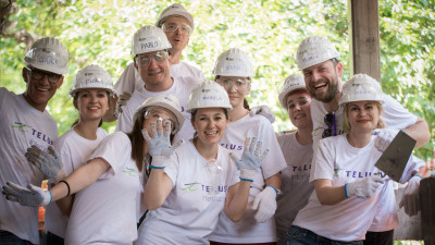 TELUS International continuă parteneriatul cu Habitat for Humanity pentru finalizarea Centrului Comunitar Buftea