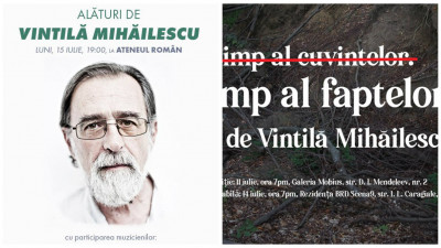 Artiști, prieteni, cititori alături Vintilă Mihăilescu