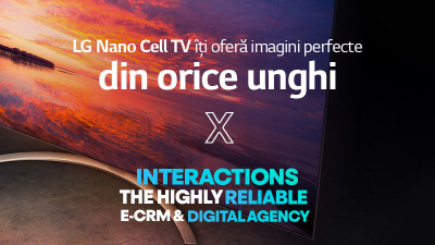 LG și INTERACTIONS surprind puritatea culorilor în noua campanie Nano Cell TV