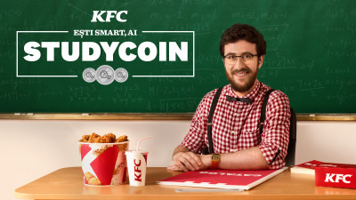 KFC România dă startul celei de a doua ediţii Studycoin, programul care oferă elevilor oportunitatea de a-și transforma cunoștințele în discount-uri la KFC