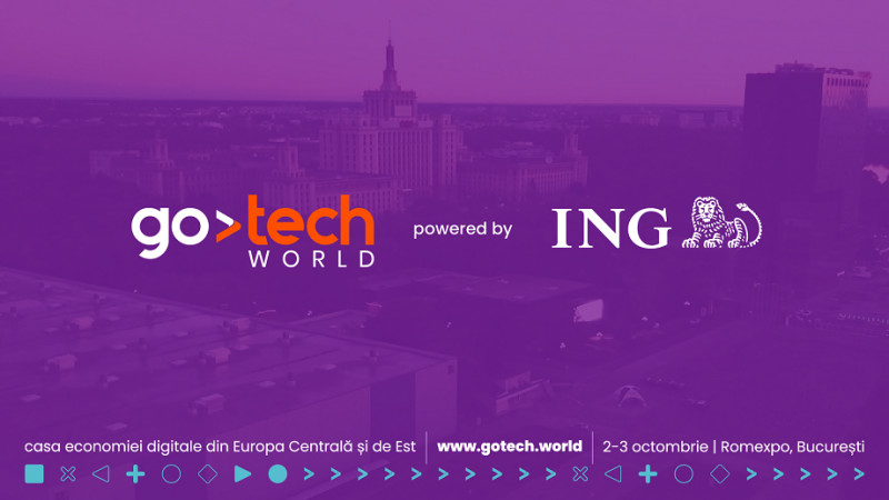 ING devine partenerul principal al GoTech World, evenimentul de business cunoscut anterior ca Internet & Mobile World