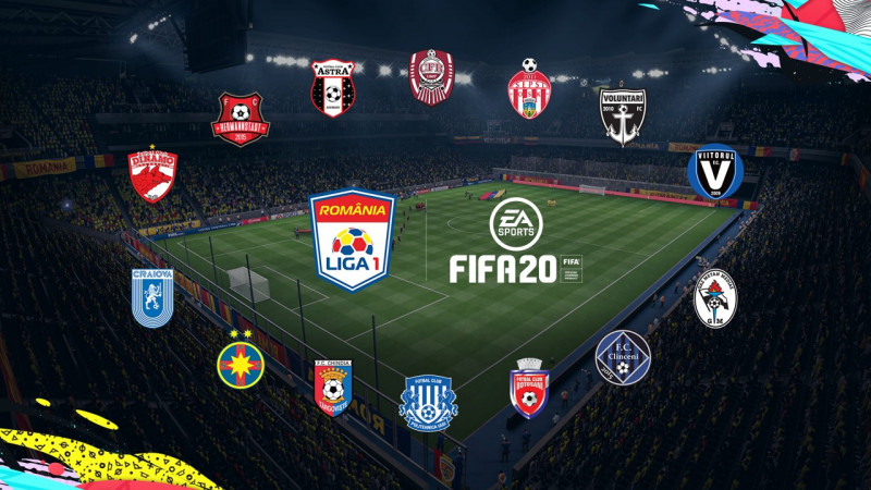 Electronic Arts și Liga Profesionistă de Fotbal din România anunță că Liga I va fi inclusă în EA SPORTS FIFA 20