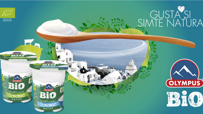 Olympus lansează primul iaurt bio cu specific grecesc de pe piața românească