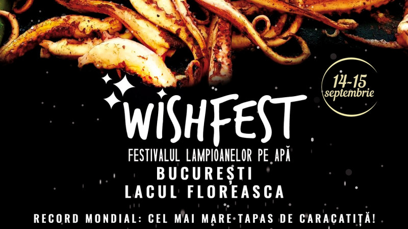 Record mondial de live cooking, pe 14 septembrie la WishFest- Festivalul Lampioanelor pe Apă