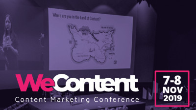 WeContent 2019 - conferința anului &icirc;n content marketing