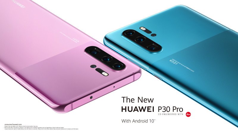 Seria HUAWEI P30 redefinește estetica smartphone-ului prin design și culori moderne