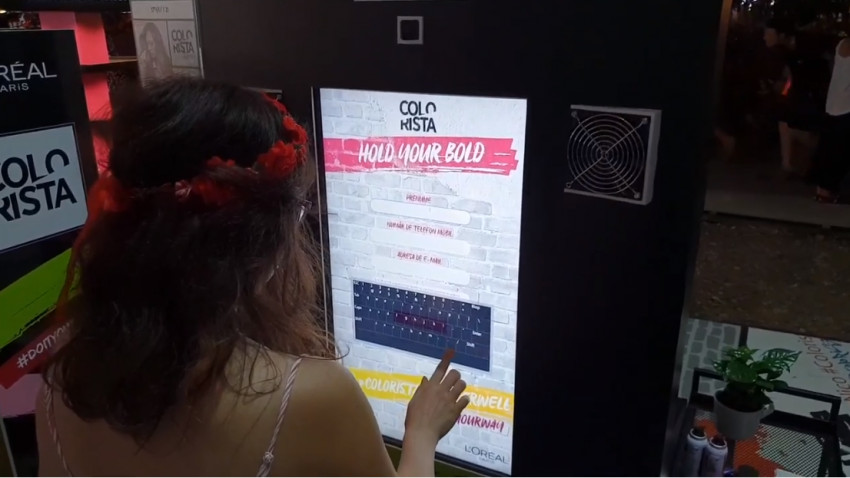 Experiential by Syscom Digital a implementat un booth senzorial interactiv pentru Colorista de la L’Oreal Paris la festivalul SummerWell