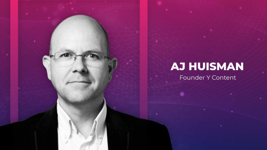 AJ Huisman, speaker WeContent 2019: Companiile B2B stau pe mine de aur de conținut