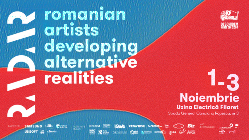 RADAR, platforma care reunește artiștii și dezvoltatorii români de New Media Art într-un festival de 3 zile, 1-3 Noiembrie, Uzina Electrică Filaret