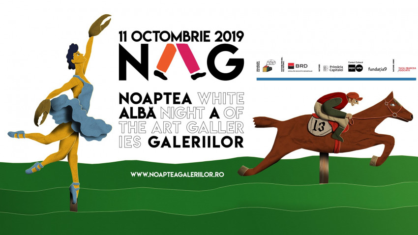 Vineri, 11 octombrie, Noaptea Albă a Galeriilor celebrează 13 ani în București + 13 orașe din țară