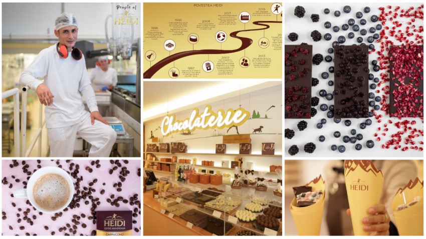 Povestea Heidi, la 25 de ani de la apariție. De la ciocolateria cu rețete făcute manual, la un brand prezent în 50 de țări