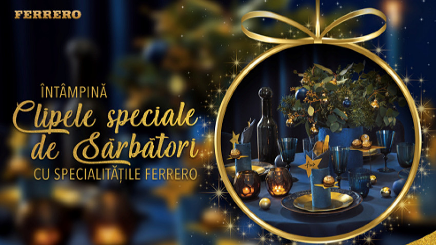 Decorează-ți casa ca într-un film de Crăciun cu noile decorațiuni Ferrero