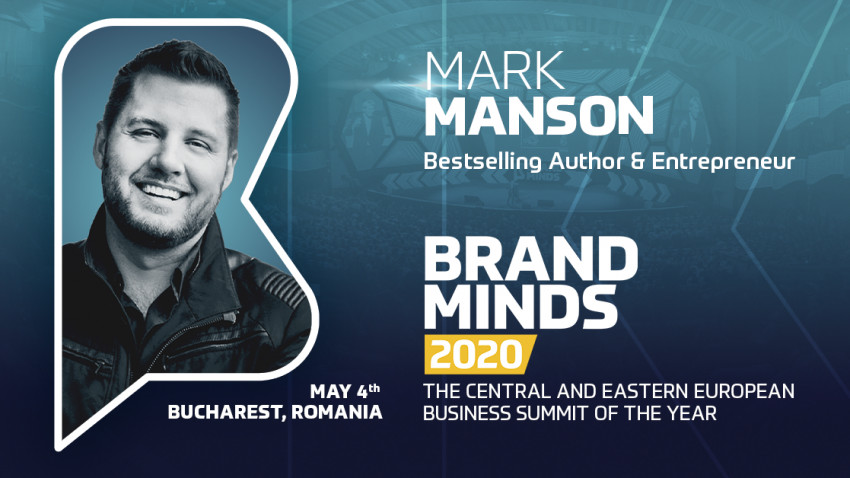 MARK MANSON is joining BRAND MINDS 2020!
