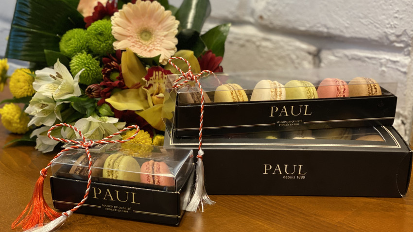 PAUL sărbătorește începutul primăverii cu o colecție de mărțișoare - Mini macarons