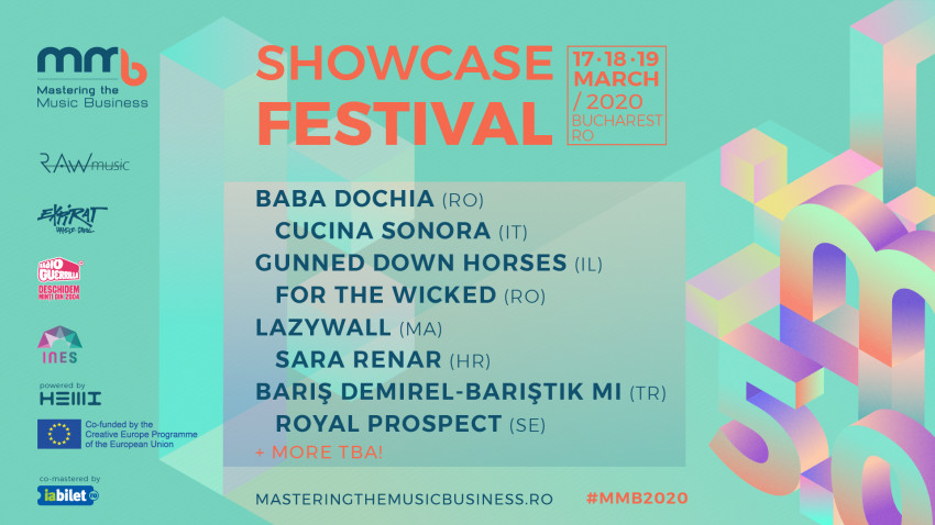 Artiști din România, Italia, Israel, Maroc, Croația, Turcia și Suedia - printre primele confirmări la MMB Showcase Festival
