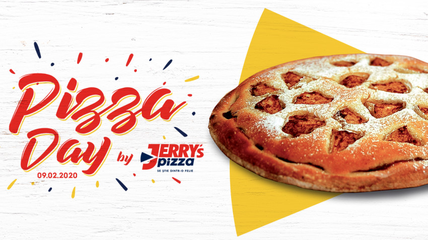 Jerry’s Pizza a sărbătorit în premieră Ziua Internațională a Pizzei și a oferit mii de pizza-desert clienților