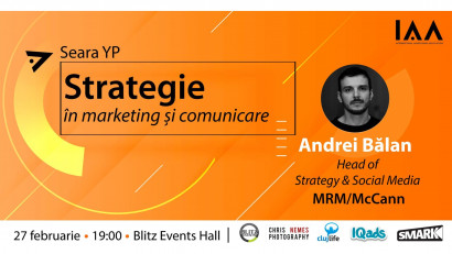 Andrei Bălan: Strategia e racordarea creativă, dar totodată calculată și sistematică a mijloacelor disponibile la obiectivele de marketing
