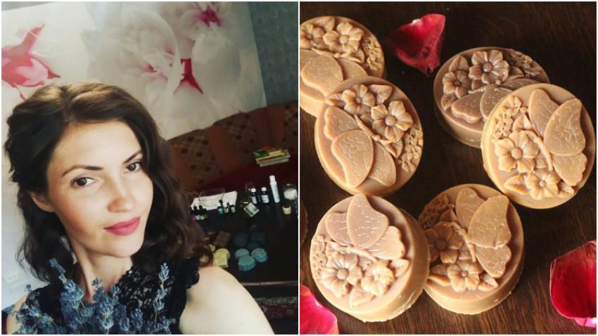 [Made in Moldova] Elena Mitiliuc, afacere dintr-un hobby: Merg împreună cu familia la strâns plante, pe care le transform în produse cosmetice