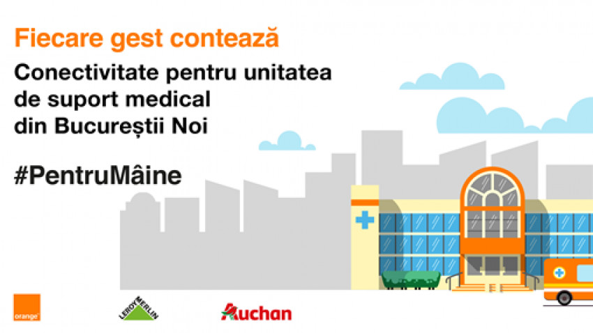 Orange susține inițiativa Auchan și Leroy Merlin