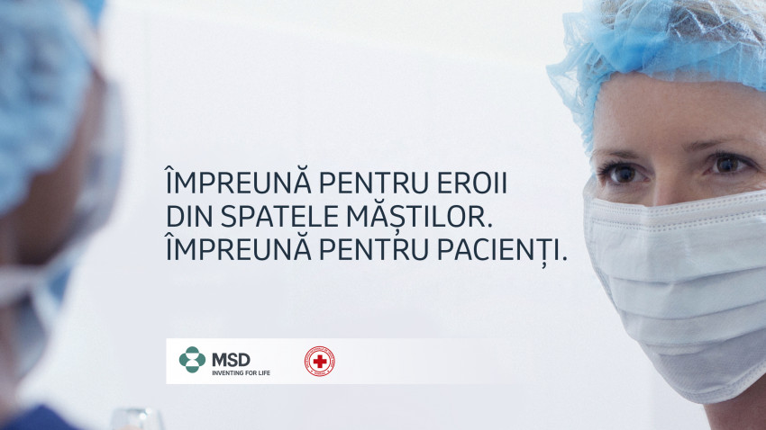 MSD România continuă susținerea sistemului medical, protejarea cadrelor medicale și a pacienților, în contextul pandemiei COVID-19, donând jumătate de milion de lei către Crucea Roșie Română