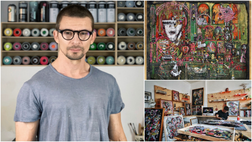 Mark Williams, artist britanic stabilit în România: Îmi place diversitatea stilurilor din București, degradarea și măreția, urâtul și elegantul