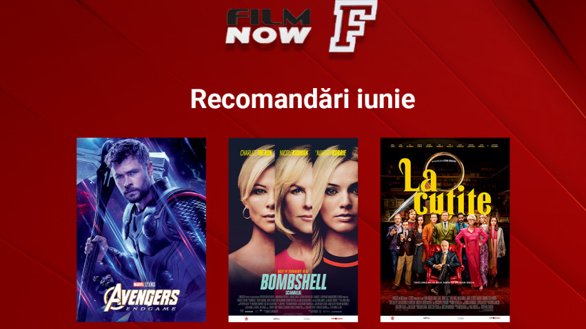 Film Now va difuza în luna iunie blockbusterul tuturor timpurilor “Avengers: Endgame” și în premieră TV națională “Knives out”, “Bombshell” și “21 Bridges”