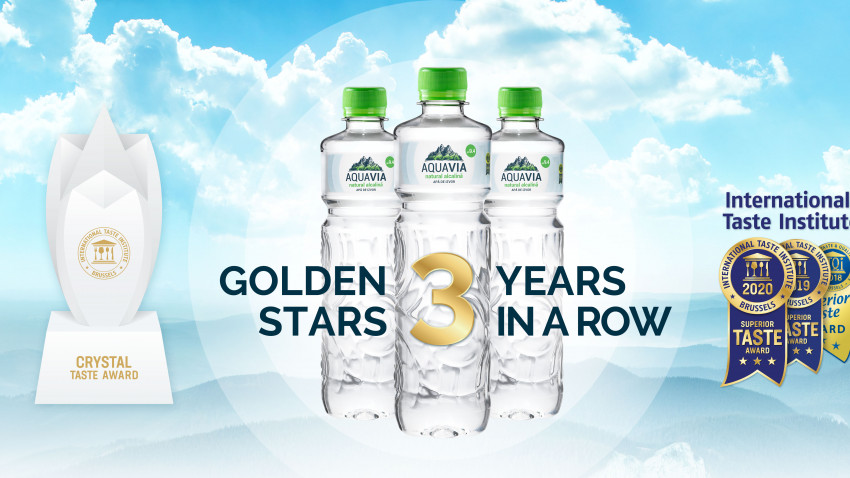 AquaVia premiată la Bruxelles cu premiul "Crystal Award"