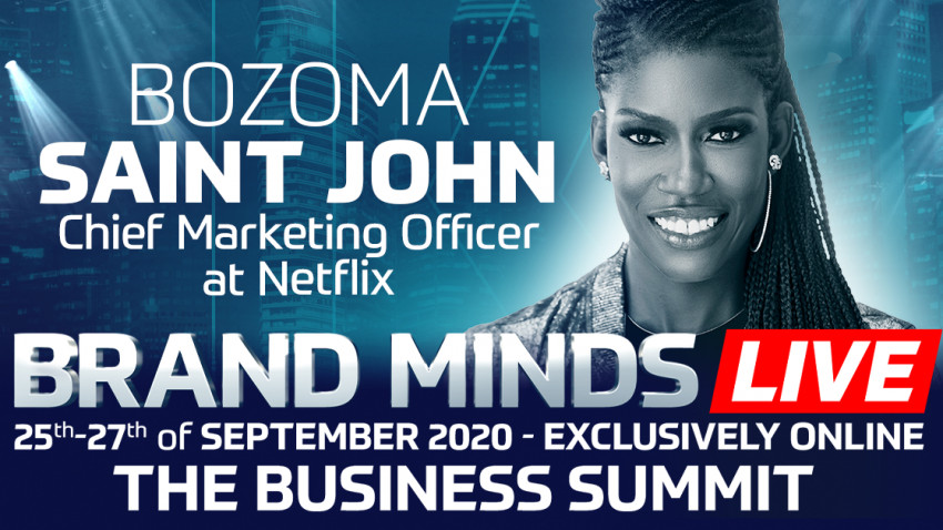 Netflix’s CMO, Bozoma Saint John joins BRAND MINDS LIVE 2020! Last days of special price.