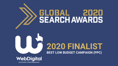 WebDigital finalista la Global Search Awards cu &ldquo;Cea mai buna campanie cu buget redus&rdquo;