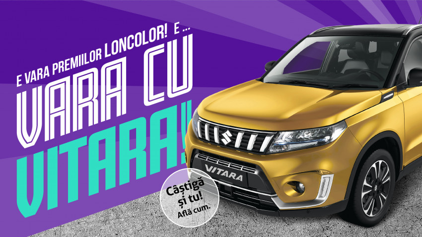 Campania de vară LONCOLOR: 1000 de premii instant și marele premiu, o mașină Suzuki Vitara