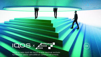 IQOS World. Instalația concept care vorbește despre viitor la Romanian Design Week