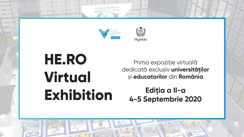 Începe ediția a doua a târgului educațional online HE.RO Virtual Exhibition