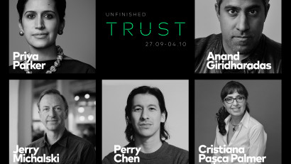 UNFINISHED 2020 - 7 zile de conversații, prezentări și workshop-uri despre &icirc;ncredere.&nbsp;Priya Parker și Perry Chen - printre invitații ediției