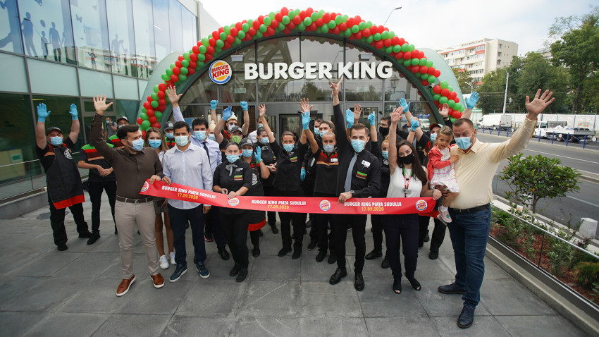 AmRest a deschis trei noi restaurante Burger King într-o singură lună. Piața Sudului intră de astăzi pe harta Burger King