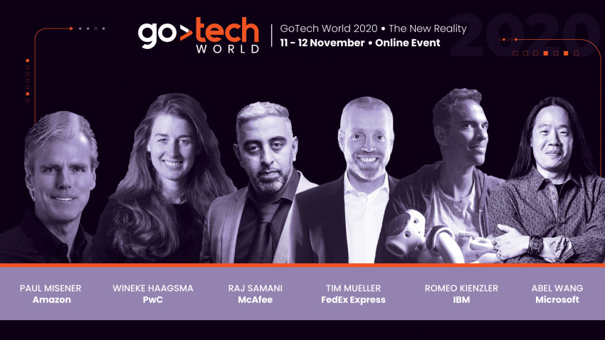 Experți de la Amazon, PwC, McAfee, FedEx Express, IBM și Microsoft au confirmat prezența pe scenele GoTech World 2020: The New Reality