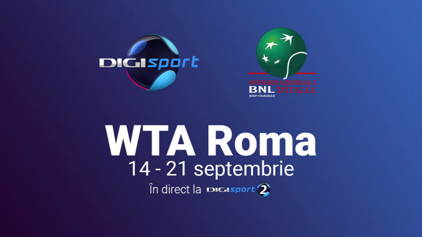 Turneul de la Roma se vede în exclusivitate la Digi Sport