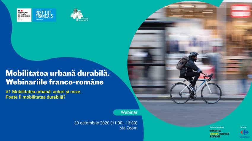 Mobilitatea urbană durabilă. Webinariile franco-române