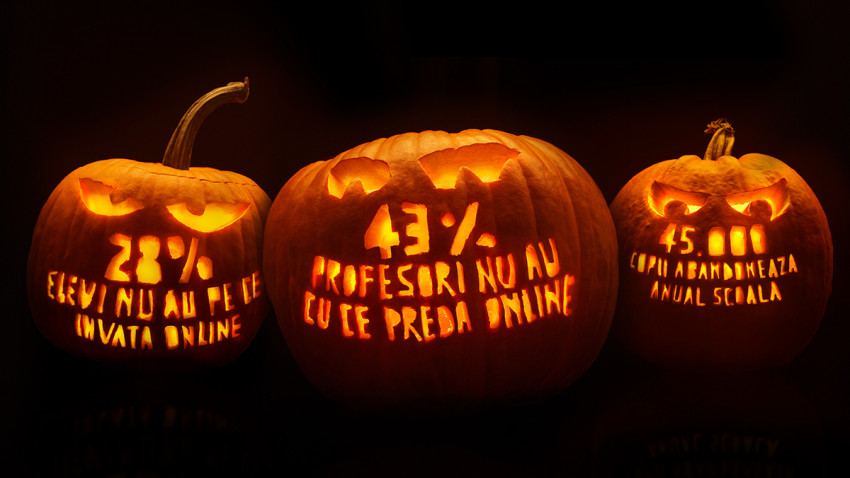 De Halloween, Salvați Copiii sperie România cu cifre, nu cu monștri
