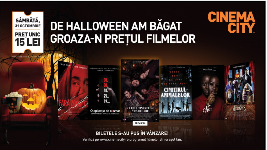 Trăiește Halloween-ul la Cinema City. 6 filme de neratat pe marile ecrane