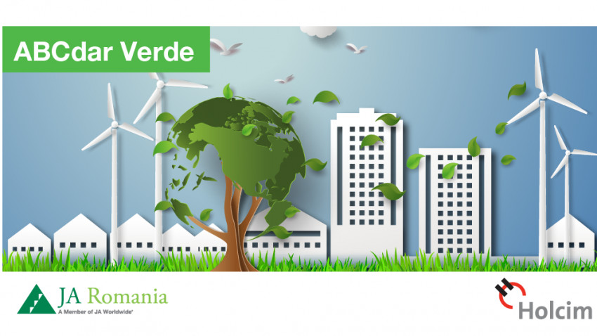 ABCdar Verde - proiect pilot realizat în parteneriat de Junior Achievement și Holcim România, dedicat responsabilității față de mediu
