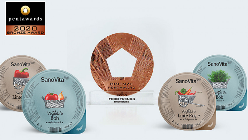 BroHouse premiată cu bronz la Pentawards, pentru designul de ambalaj al produselor SanoVita