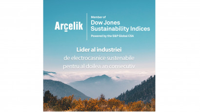 Ar&ccedil;elik a fost desemnată, din nou, lider &icirc;n industrie, &icirc;n cadrul&nbsp;Indicelui de sustenabilitate Dow Jones