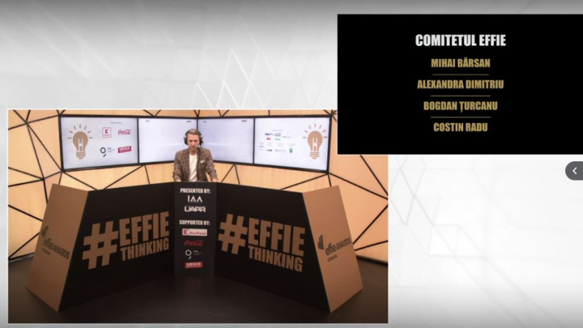 41 de premii au fost acordate la Gala de Premiere Effie 2020, prima în format digital. Grand Effie: The Banknote Concerts