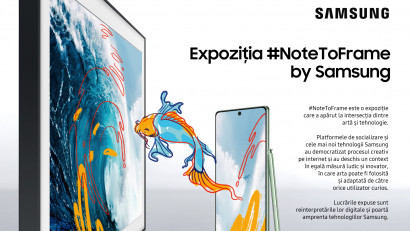 Samsung și Muzeul de Artă Recentă lansează expoziția #NoteToFrame