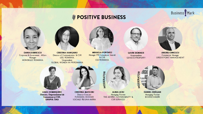 Sustenabilitate, responsabilitate socială și implicare în contextul pandemiei - teme de dezbatere  la conferința online “POSITIVE BUSINESS. A talk about sustainability and positive impact in business”