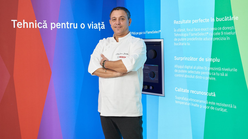 Chef Sorin Bontea devine ambasador pentru electrocasnicele Bosch în România