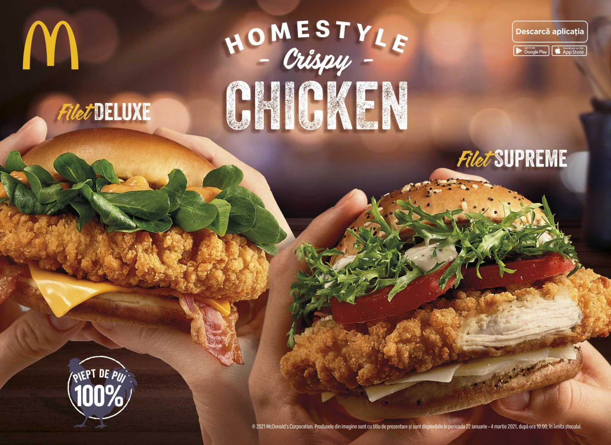 McDonald's and DDB Romania launch the Crispy Chicken Homestyle campaign