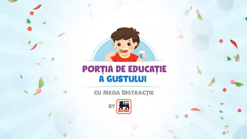 Mega Image lansează proiectul “Porția de educație a gustului, cu mega distracție” alături de Sunshine Digital