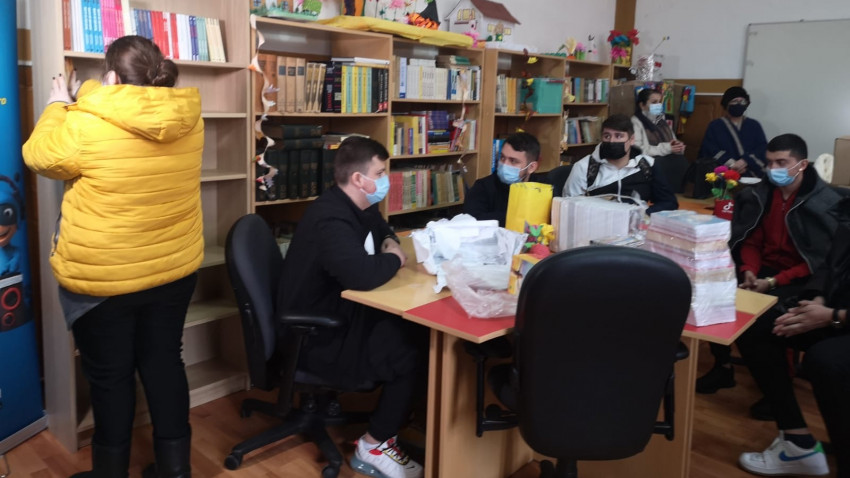 Bibliotecă socială donată Liceului Iordache Zosima din comună Armășești