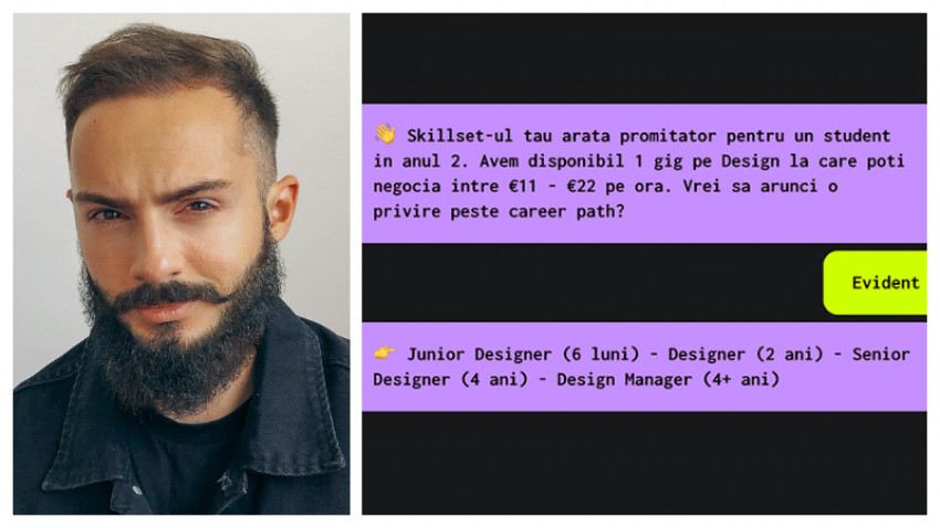 Iulian Maftei: Provocăm studenții să renunțe la CV-uri și să își deschidă un profil pe baza unui elevator pitch